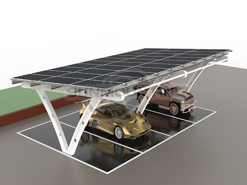 Modern design pv solar carport